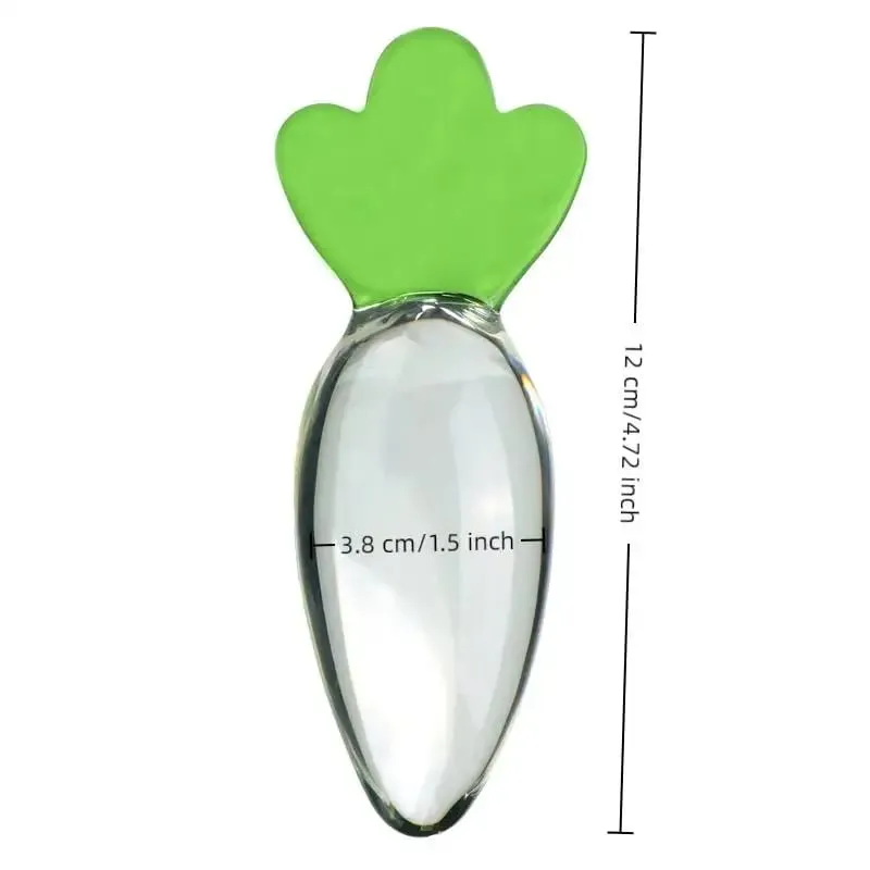 New Carrot Glass Anal Plug For Women Butt Plugs Penis Nightlife Anus Dildo Adult Masturbation Adult Gay Sex Toys Lover Gifts — image 9