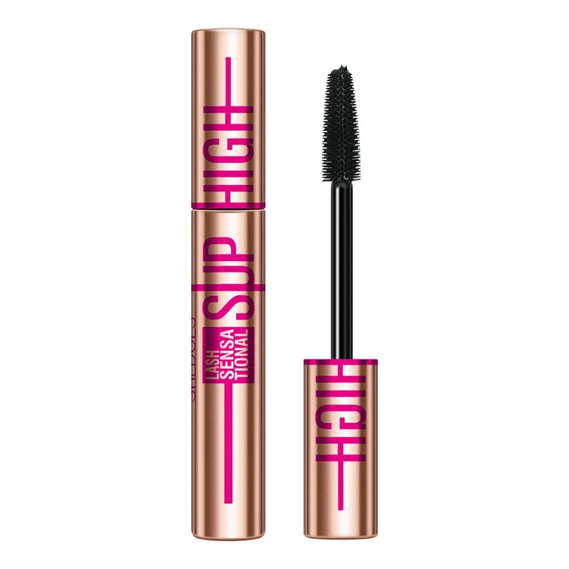 Super High 4D Waterproof Mascara - Volumizing Curling & Lengthening Formula Smudge-Proof Long-Lasting Black Mascara