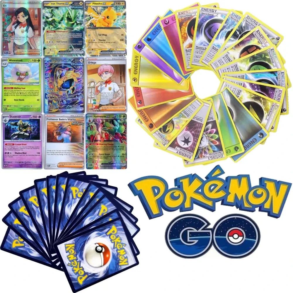 10 Pokémon Card Packs Bright Stars 151 Prismatic Evolutions PALDEAN FATES English Reinforcement Battle Transaction Card Gift — image 5