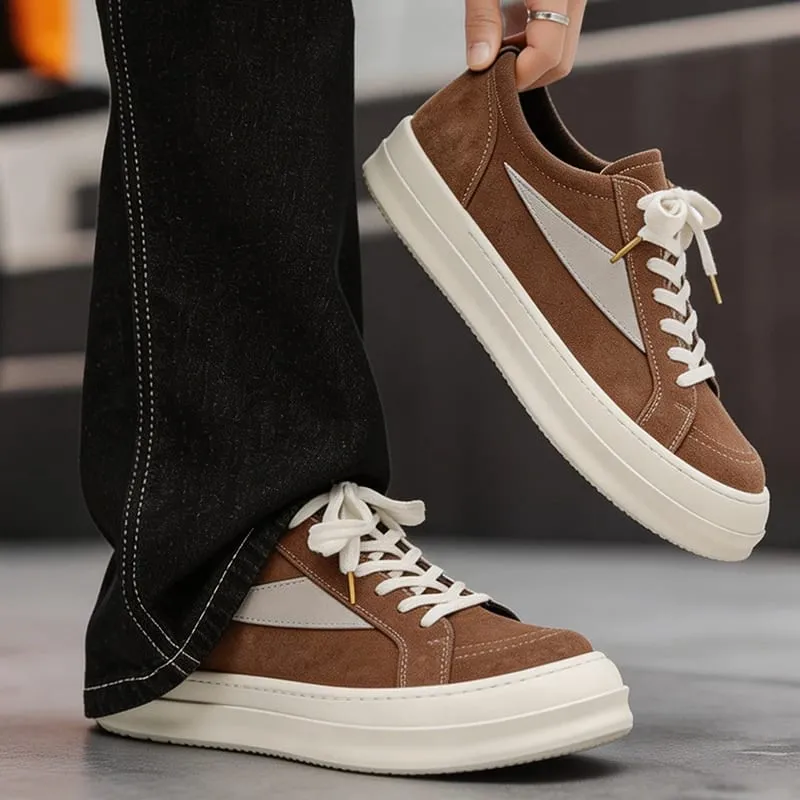 New Arrival Mens Casual Shoes Platform Male Sneakers Stylish Vulcanized Shoes for Man Hot Sale Casual Footwear Skateboard Shoes — image 2