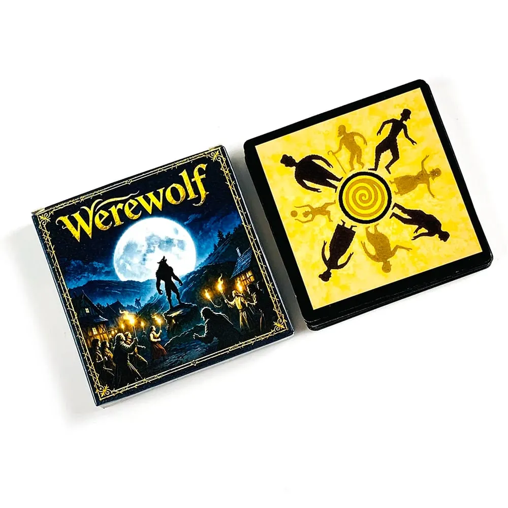 Werewolf Board Game Cards 24 Cards Social Party Game for 8-18 Players with Role Cards & Game Rules Perfect for Family & Friend — image 2
