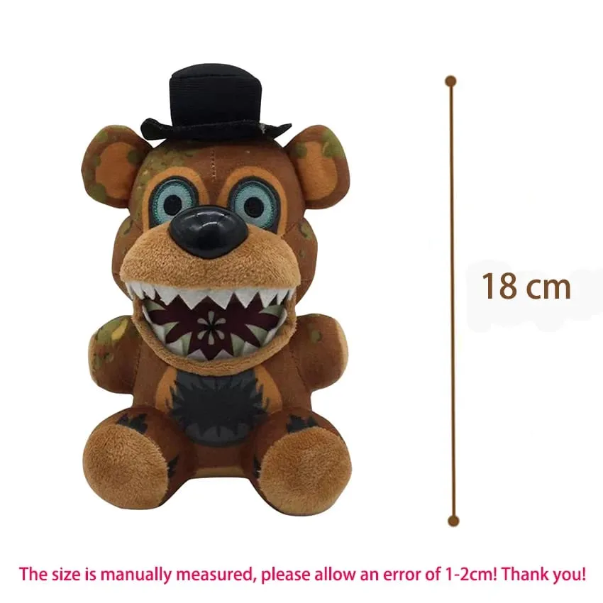 Fnaf Cute Plush Toys Game Doll 18CM Bonnie Bear Foxy Cartoon Stuffed Dolls Freddy Toys For Children Gifts — image 6