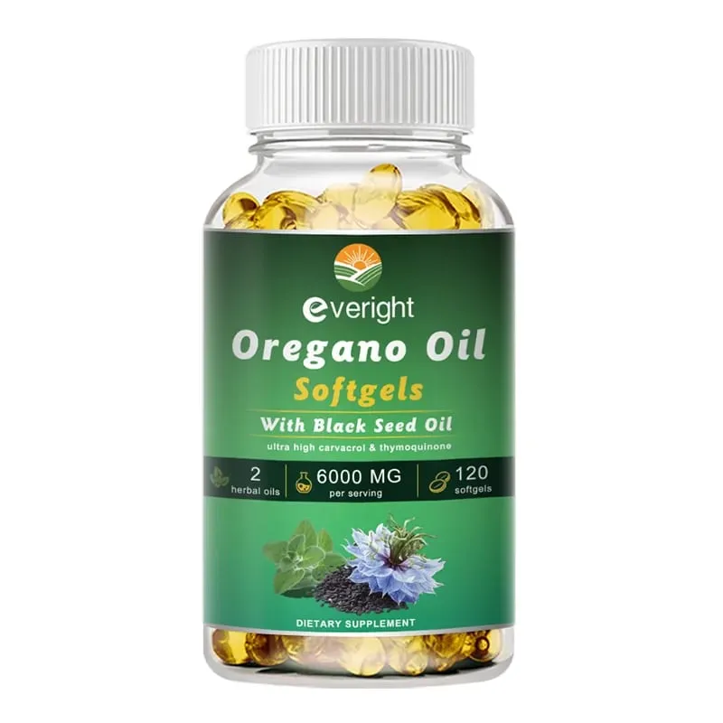 Organic Oregano Oil with Black Seed Oil – Antioxidant Digestive Support Intestinal Flora Balance & Immune System Health — image 8