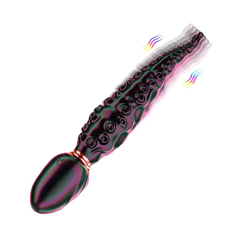Octopus Tentacle Anal Vibrator Female G-Spot Clit Vagina Stimulation 360° Rotation Silicone Dildo Masturbation Sex Toys Women