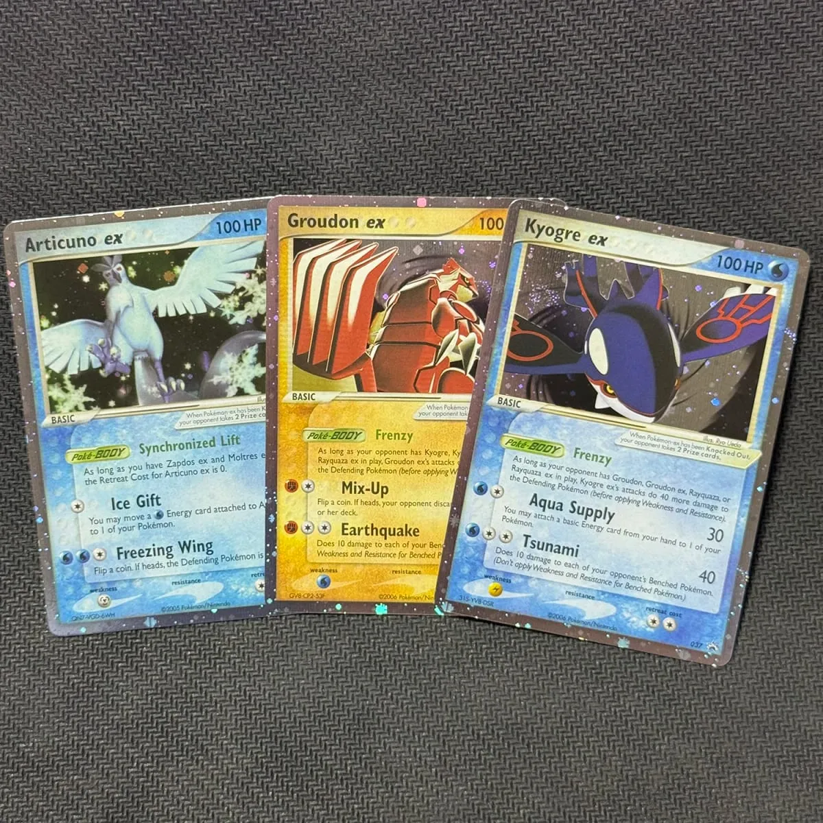 Proxy Cards Nintendo Black Star Promos Articuno Kyogre Moltres Rayquaza Zapdos Groudon New Holographic PKM Proxy Toys — image 3