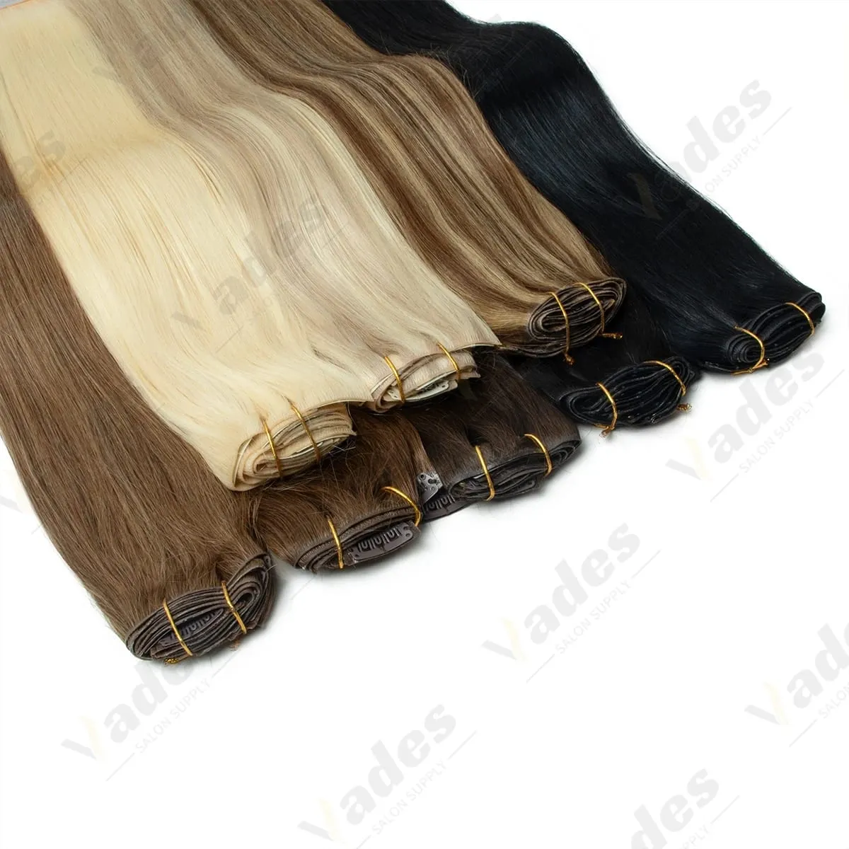 Invisible Thick PU Clip in Hair Extensions Real Human Hair Straight Remy Hair Clip in Hair Extensions 7pcs for Women Daily Use — image 8