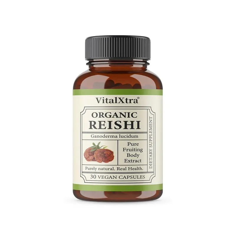 Reishi Paddestoelcapsules 1000 mg Ganoderma Lucidum Ondersteunt de gezondheid van het immuunsysteem Ontspanning Slaap en natuurlijke energie Veganistisch Niet-GMO — image 8