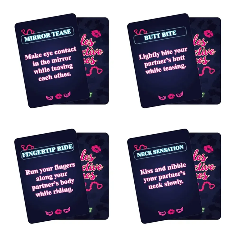 50PCS Coppia Sessuale Gioco di Carte Innamorato Interattivo Data Notte Gioco Amore Domande e Risposte Set di Carte di Sfida Romantico Regalo di San Valentino