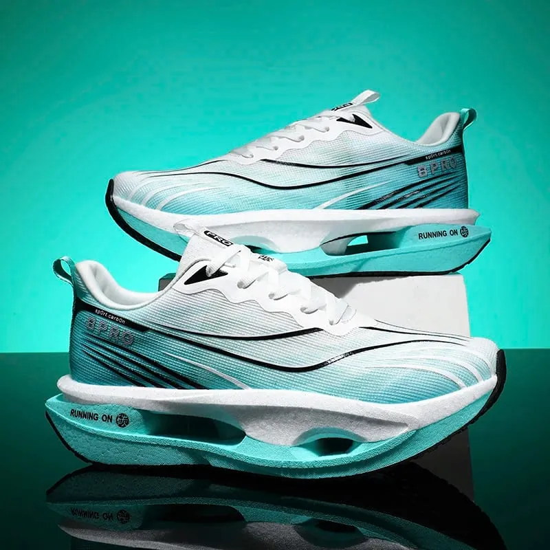 Men's Sports Shoes Carbon Plate Running Shoes Male Marathon Sneakers Racing Shock-absorbing Athletics Training Shoes for Women — image 10