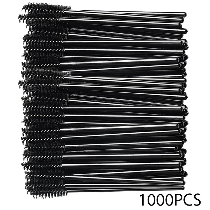 500/1000 stücke Wimpern Pinsel Applikator Großhandel Lash Mascara Wands Pinsel Für Wimpern Verlängerung Augenbraue Spoolies Schönheit Werkzeuge
