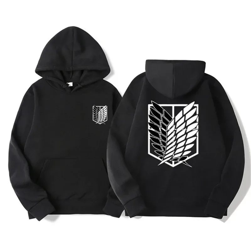 Attack on Titan Men's Hoodie Anime Hoodies Men and Women Streetwear Pullover Harajuku Shingeki No Kyojin Hoodies Sweatshirt