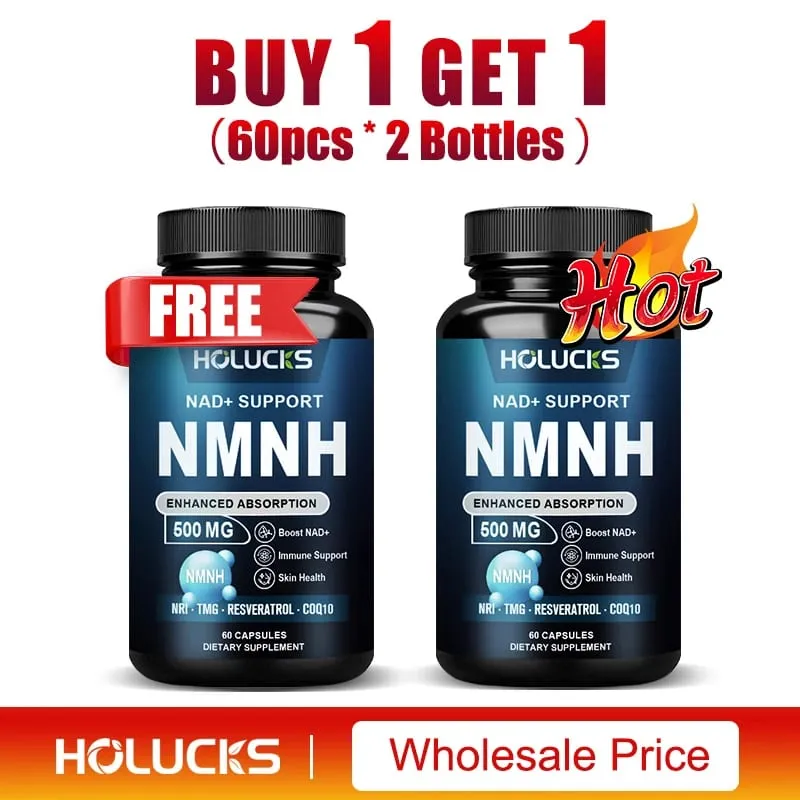 Premium 5-in-1 NMNH Supplement with Nicotinamide Riboside TMG Resveratrol C0Q10 Support Immunity Longevity & Vitality — image 8