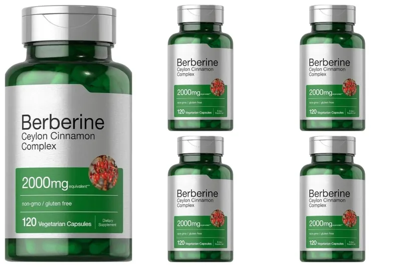 Berberine Ceylon Cinnamon Complex 2000mg แคปซูลมังสวิรัติ Non-GMO Gluten ฟรีอาหารเสริมเพื่อสุขภาพทุกวันสำหรับผู้ใหญ่ 120 นับ — image 11