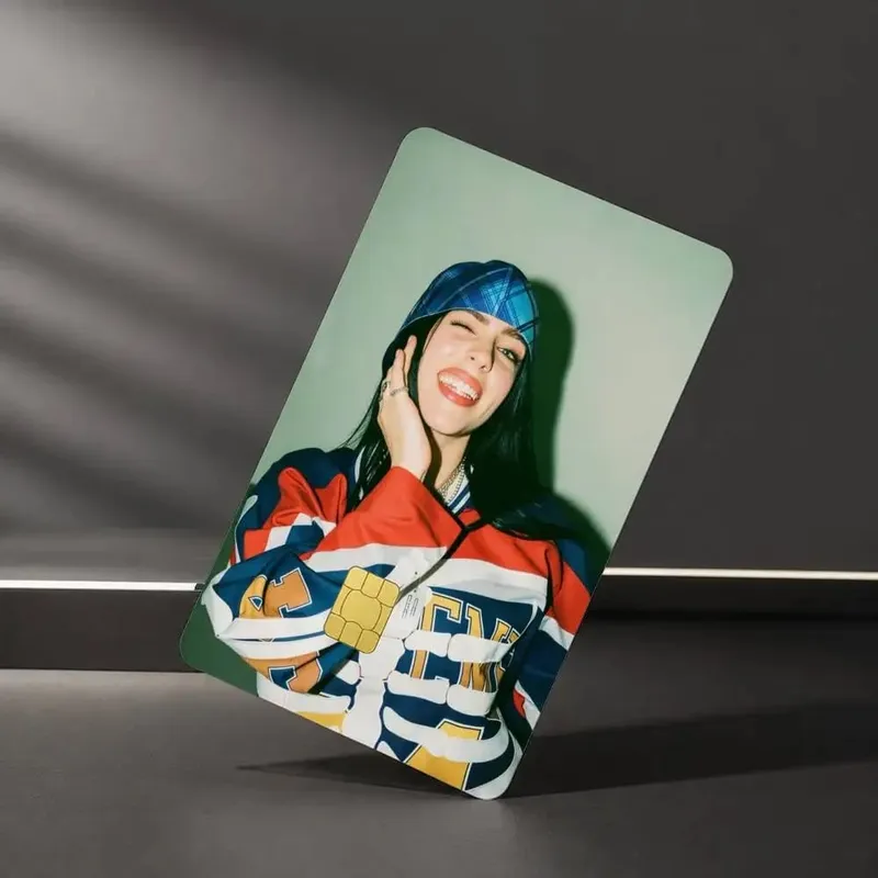 Musician Billie E-Eilish Sticker Film Tape Skin for Credit Card Debit Card Waterproof Stickers — image 9