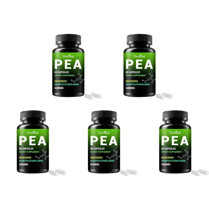 Docteat PEA 600mg Capsules Micronized Palmitoylethanolamide Supports Compound Balance Maintenance Comfort and Ease 60 Capsules — image 13