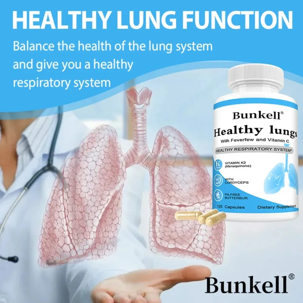 Lung Health Capsules with Vitamin C Balance Respiratory System and Skin Support Superior Respiratory Defense Bronchial Health — image 4