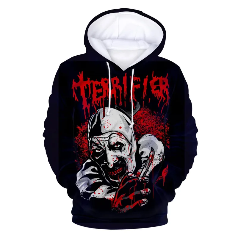 Horror Movie Terrifier 3D Print Hoodies Men Women Casual Streetwear Fashion Hoodie Sweatshirts Pullovers Tracksuits Man Clothing — image 12