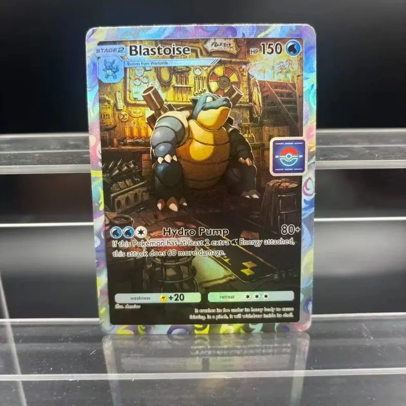 DIY POCKET Collection Cards Blastoise Self Made Single Card Classic Game Anime Card Gift Toy — image 4