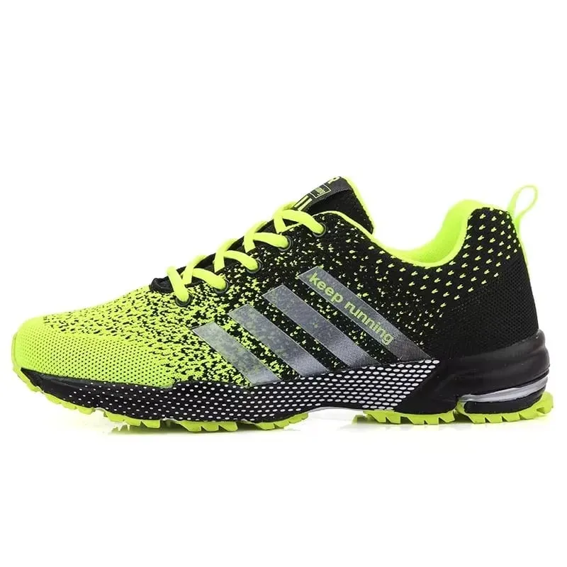 Best Seller! Men's Trendy Knitted Running Shoes Breathable Light Sneakers Anti-Slip Outdoor Casual Mens Shoes Zapatillas Hombre — image 9