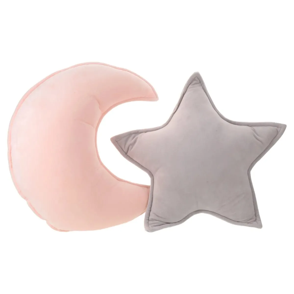 2 ชิ้น Moon และ Star หมอน Baby Room หมอนอิงนุ่มตกแต่งเนอสเซอรี่โยนหมอนเปลตกแต่งหมอนสำหรับห้องนอน Living — image 3