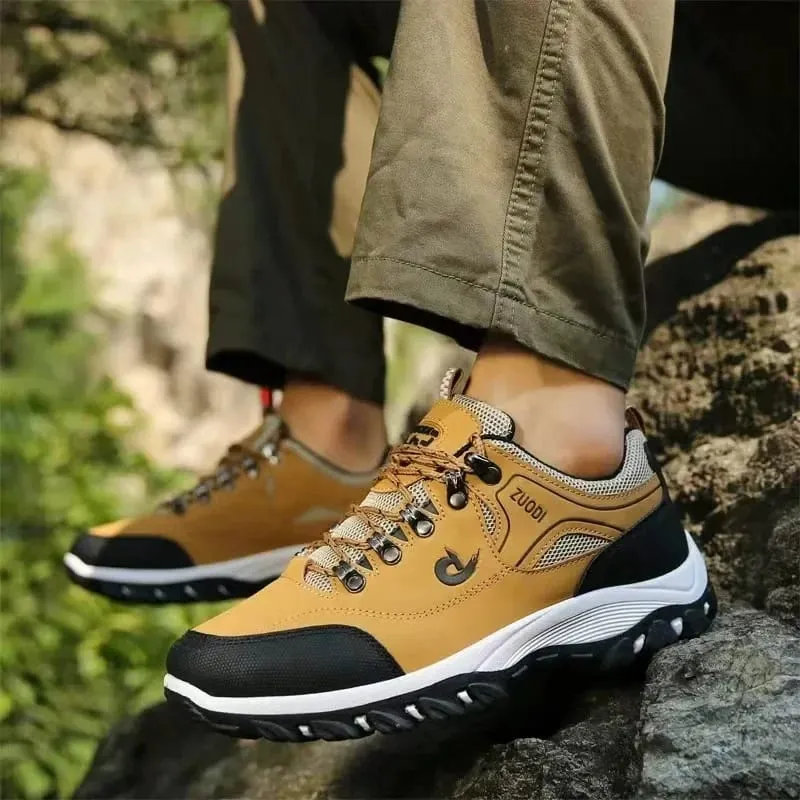 2026 New Men Hiking Shoes High Quality Anti Slip Men Sneakers Outdoor Climbing Walking Shoes Breathable Light Running Shoes Male — image 2