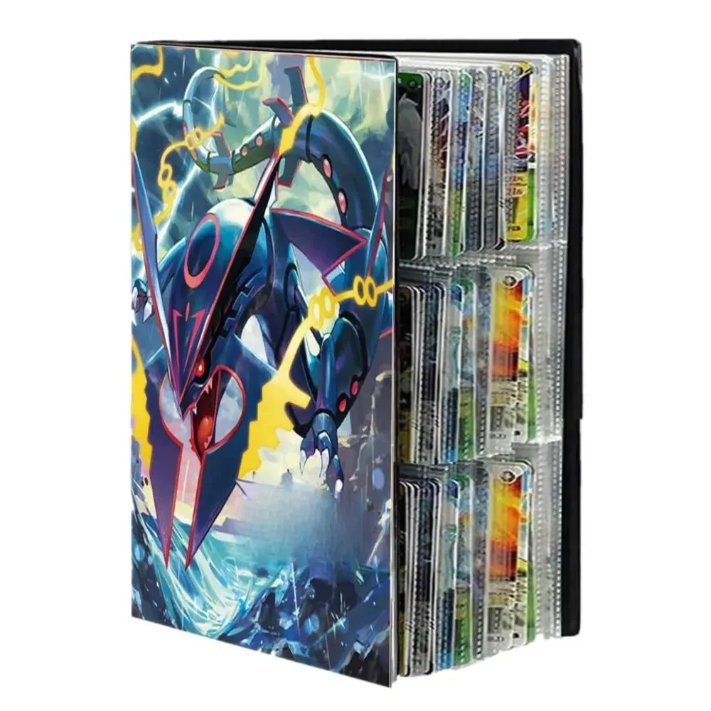 9 Pocket Cards Album Folder Anime Cover Collection Holder Binder Fit For Pokmon YuGiOh TCG Game Sports Football 540 Card Storage — image 3