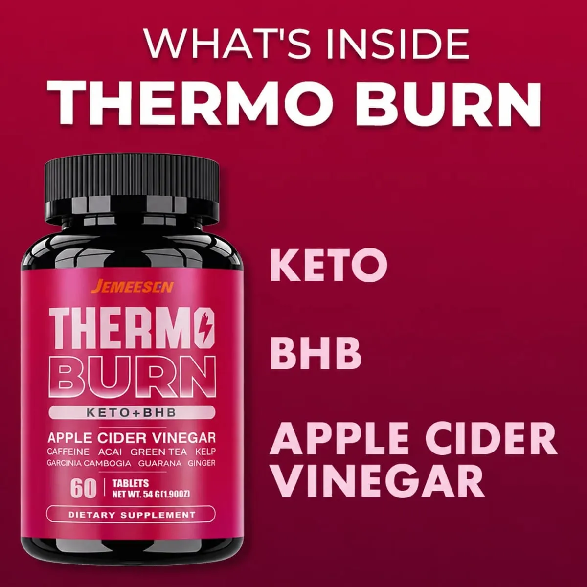Natural Formula Fat-Burning Tablets with Premium BHB Blend + Brazilian Berry – Gentle Detoxification and Weight Management Suppo — image 5