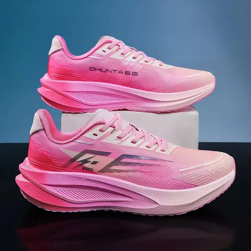 Men Running Shoes Carbon Board Marathon Speciality Sports Shoes Breathable Lightweight Comfortable Woman Athletic Sneakers Brand — image 3