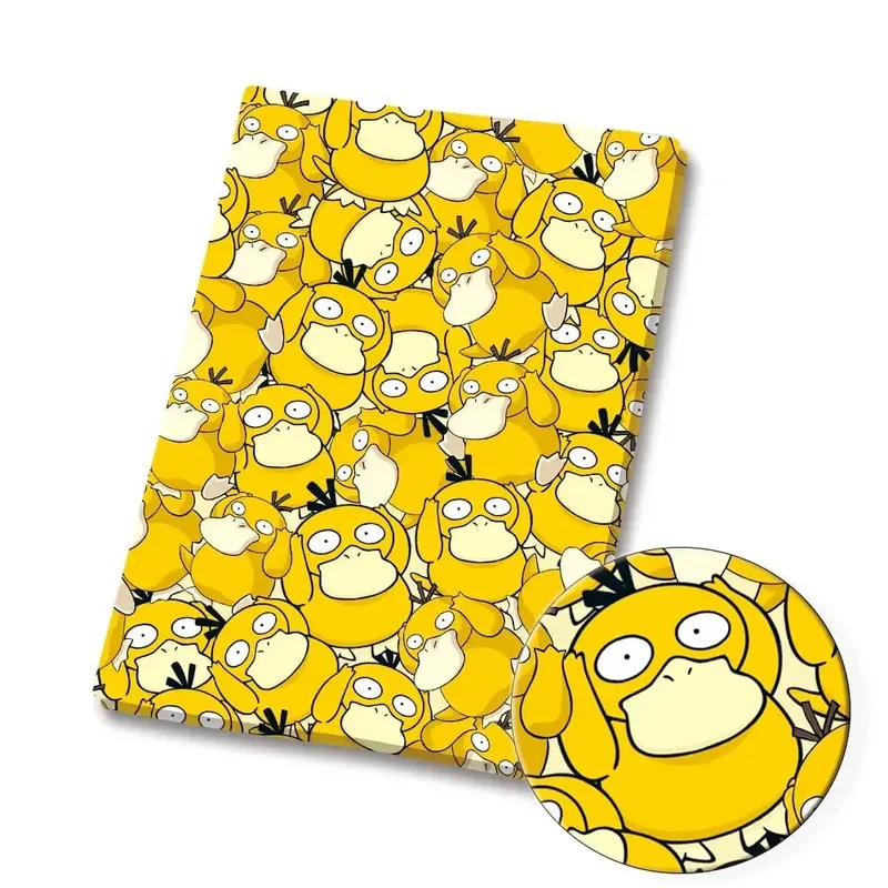 Pokemon tegneseriestof 140*50 cm Håndlavet syning Patchwork Quiltning Babykjole Hjemmeark Trykt stof Stofsyning Børn — image 8