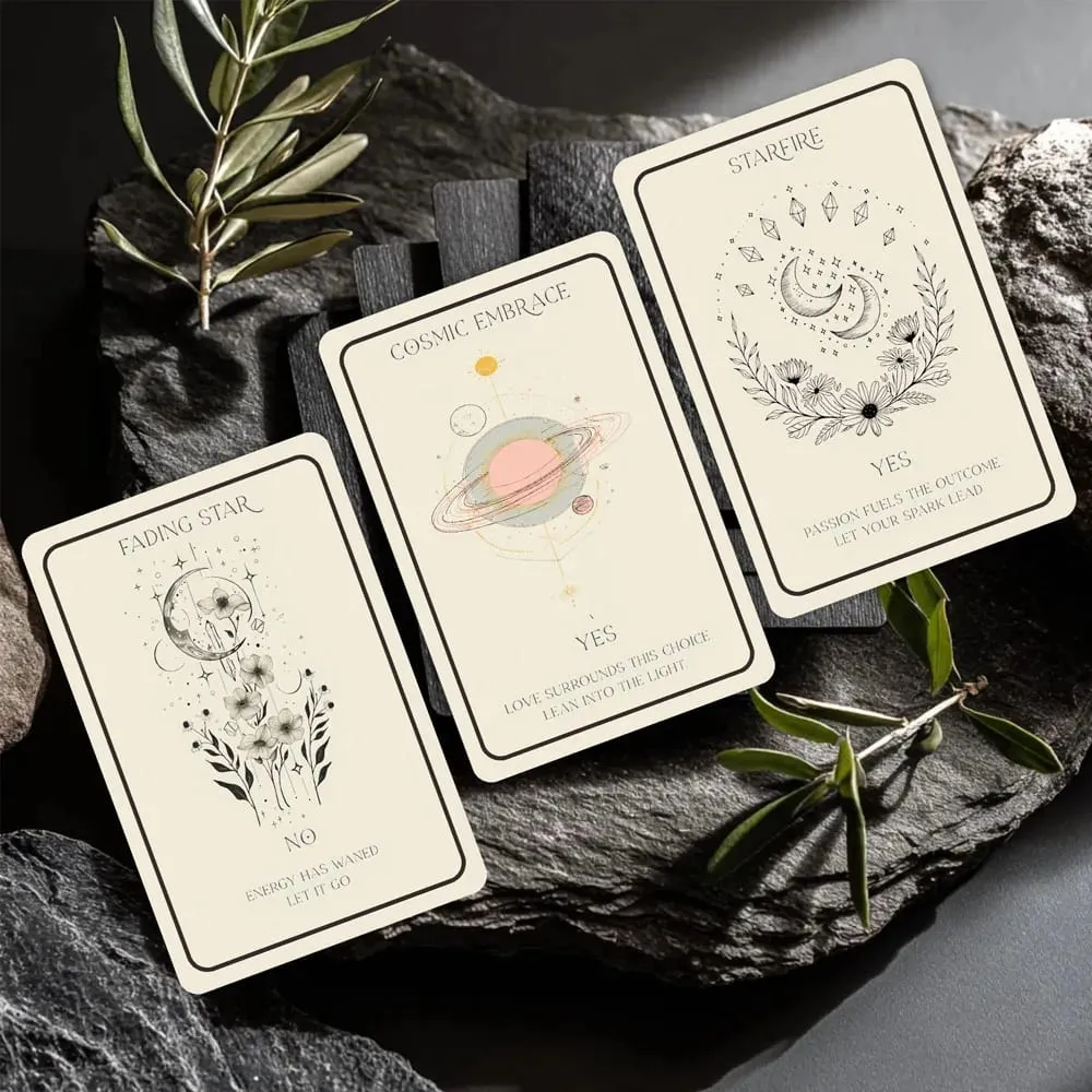 44 Card Deck 13x8 Celestial Oracle Cards Cosmic Guidance for Ultimate Personal Growth Card Game for Inspiration — image 3