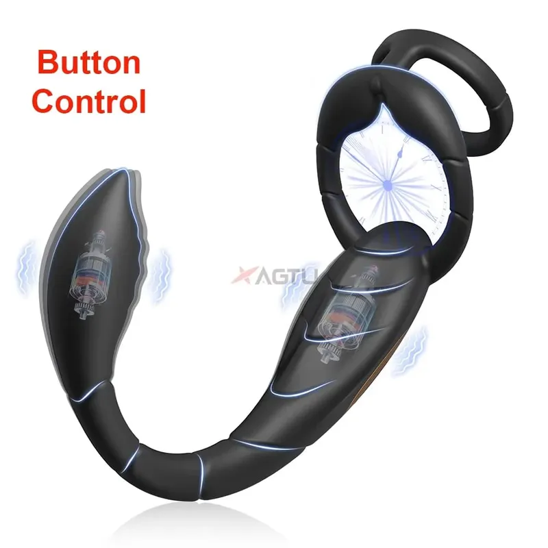 Plug anal avec contrôle par application, anneau pénien, masseur de prostate vibrant pour hommes débutants, vibrateur anal, plug anal pour jouet sexuel gay pour hommes de 18 ans et plus — image 7