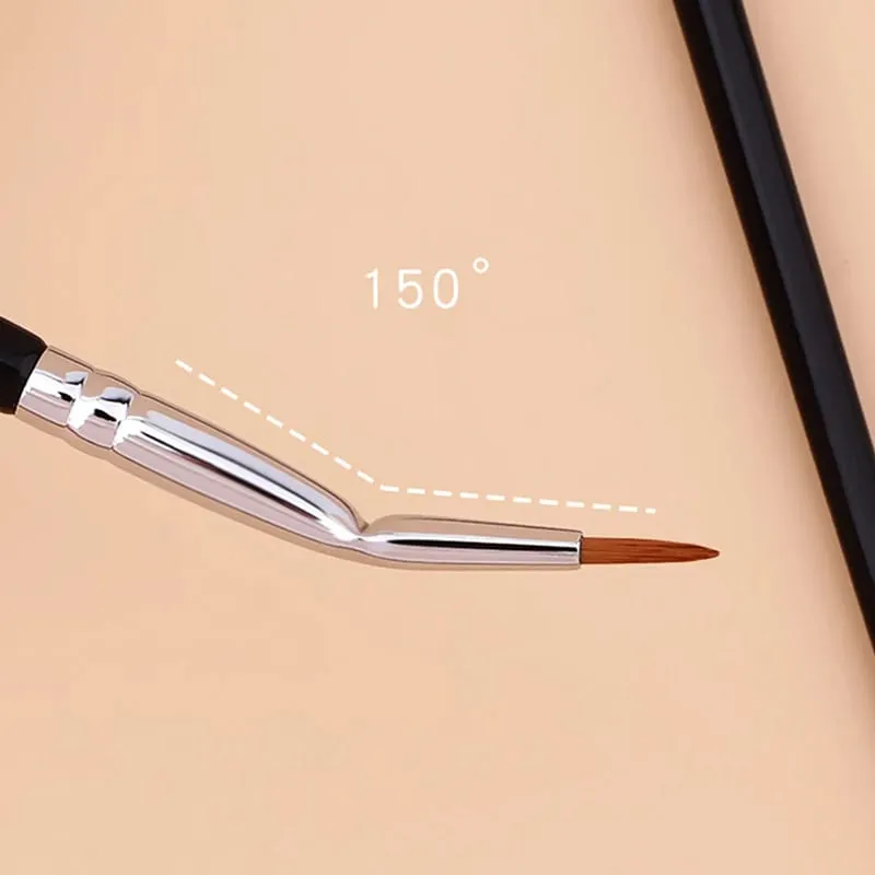 1pc Eyeliner Brushes Angled Liner Makeup Brush Pointing para sa Gel Liquid Powder Synthetic Hair Eyes Cosmetic Tools