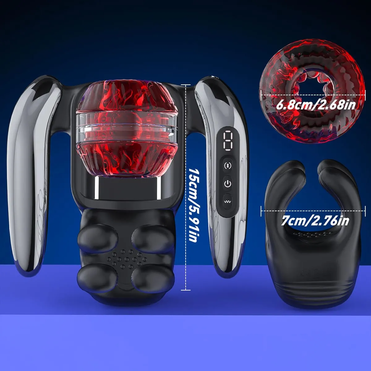 Masturbateur automatique portable, 9 modes télescopiques et 9 modes de vibration, masturbation masculine, pompe à pénis, jouets sexuels pour adultes