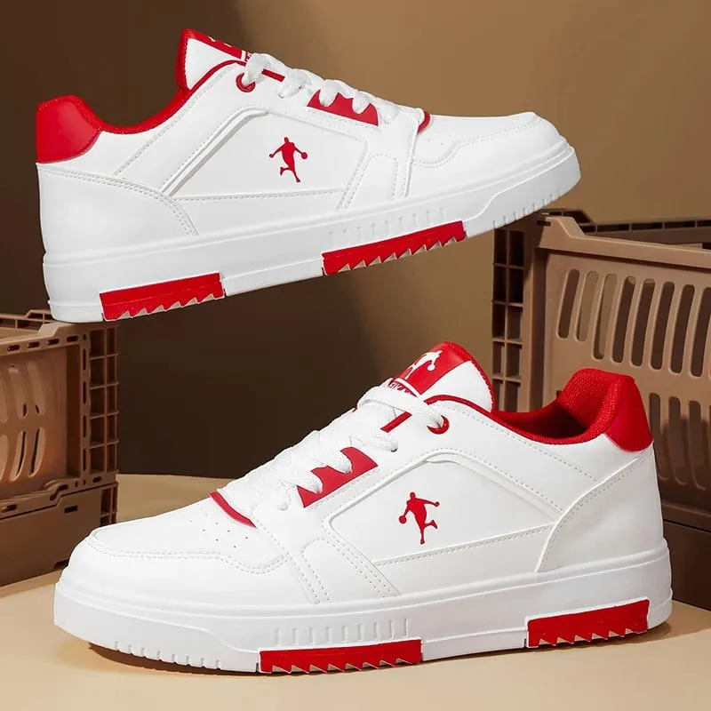 Fashion Forward Men's Casual Trainers - Clean Lines Contrasting Red Trim Must-Have for Sneakerheads & Style-Conscious Buyers — image 6