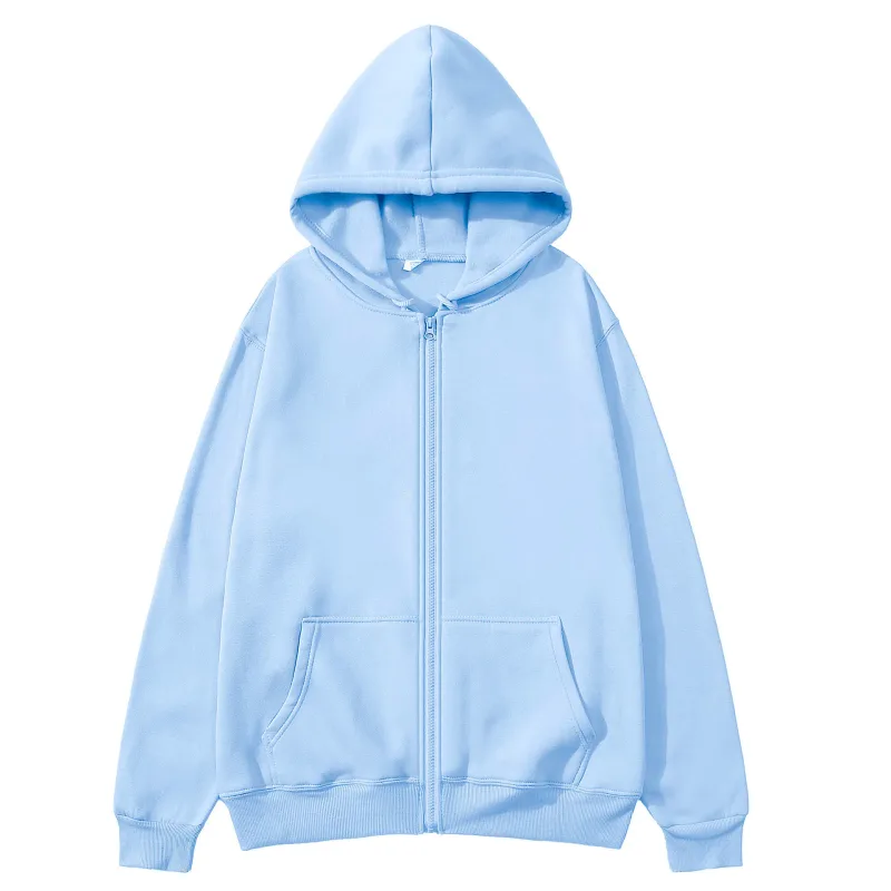 Women Fleece Zip Up Hoodies Running Sports Sweatshirts Fashion Female Classic Casual Zipper Jackets Y2k Hip Hop Streetwear — image 6