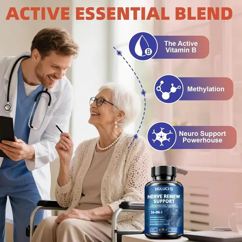 Advanced Nerve Nutrition Capsules with L-Theanine & Zinc Maintain Neural Comfort Metabolism & Healthy Nerve System — image 5