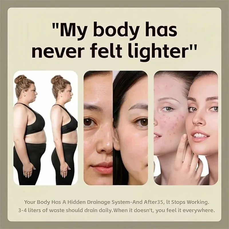 Lymphatic Drainage Capsules for Body Shape Weight Management Puffiness Reduction Keto Detox Cleansing & Thyroid Health Support