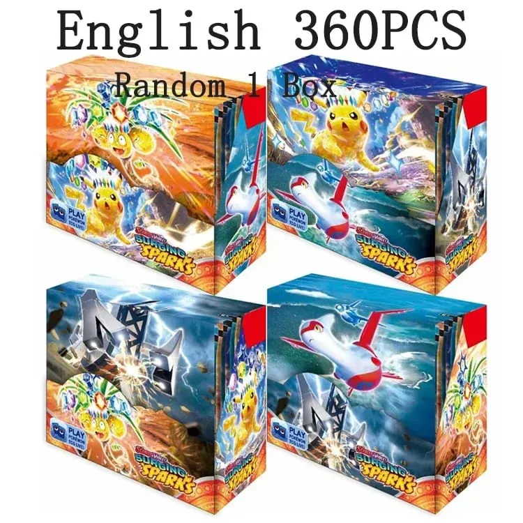 Pokémon PRISMATIC EVOLUTIONS SURGING SPARKS SCARLET & VIOLE 151 Booster Display Box Pokémon Booster Cards Cartas de jogar