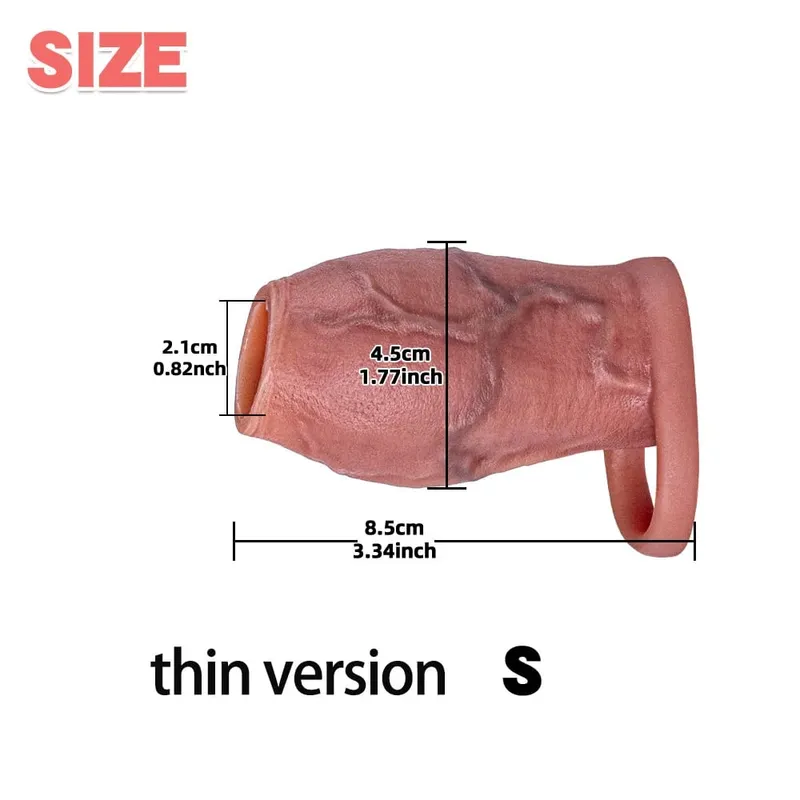 Man Dick Enlargement Semen Lock Ring For Men Delayed Ejaculation Soft Silicone Penis Sleeve Hollow Cock Ring Adult 18+ Sex Toy — image 8