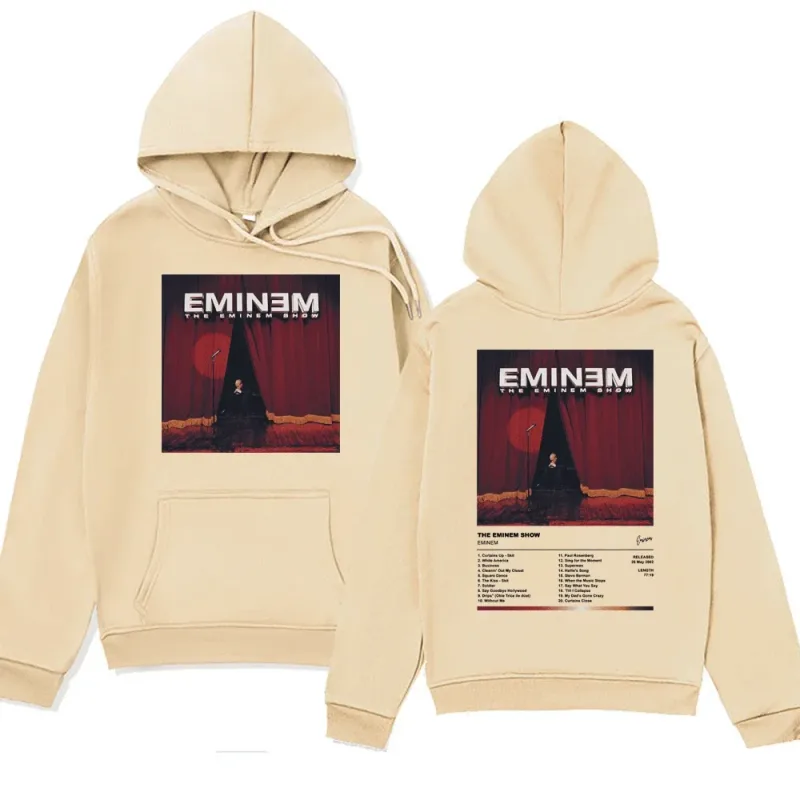 Eminem singer men's and women's hooded sweatshirts 90s retro Harajuku clothing casual hoodies fashionable hooded sweatshirts — image 12