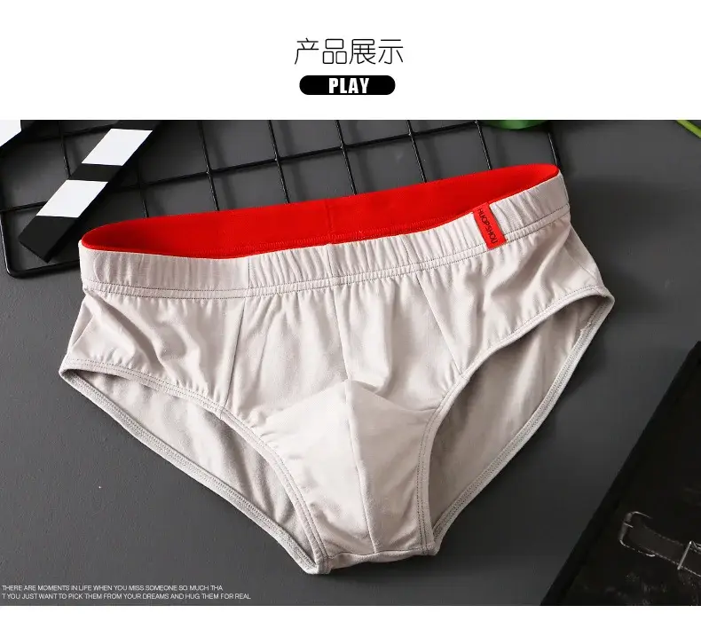 1/3 個メンズ純粋な綿ブリーフ高品質快適なパンツ通気性ショーツ下着ランジェリーパンティー Calcinha Cuecas