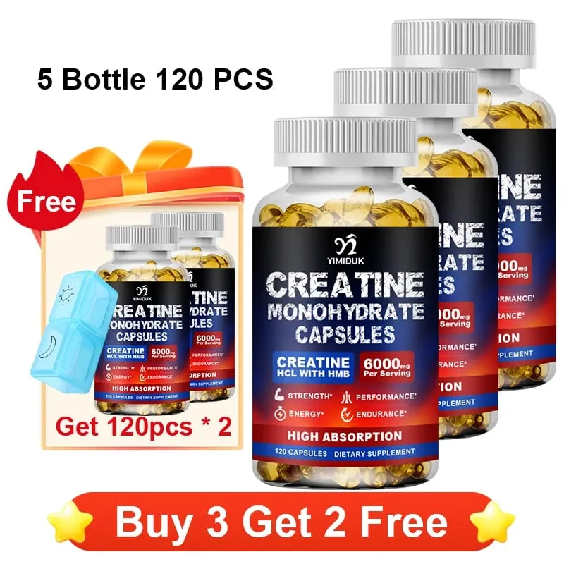 Creatine Monohydrate Supplement with HMB Support Muscle Recovery Boost Cellular Energy Endurance Muscle Fatigue Performance — image 10