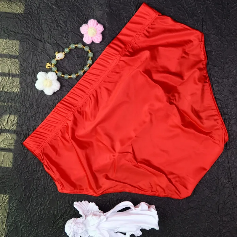 new Mens Briefs Underwear Satin-like Breathable Low-Rise Underpants Male Panties Men's glossy underwear
