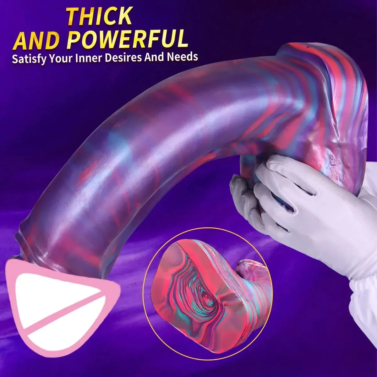 Realistic Veins Soft Silicone Dildo 2Colors Penis Male Genitals Vaginal Masturbation Suction Cup Dick Woman Anal Sex Toy — image 6