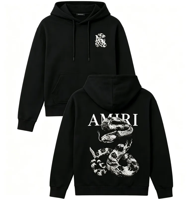 Snake Graphic Loose hoodies Light Luxury Trendy Short - Sleeve Unisex Versatile Casual Wear graphic sweatshitr pro choice Tops