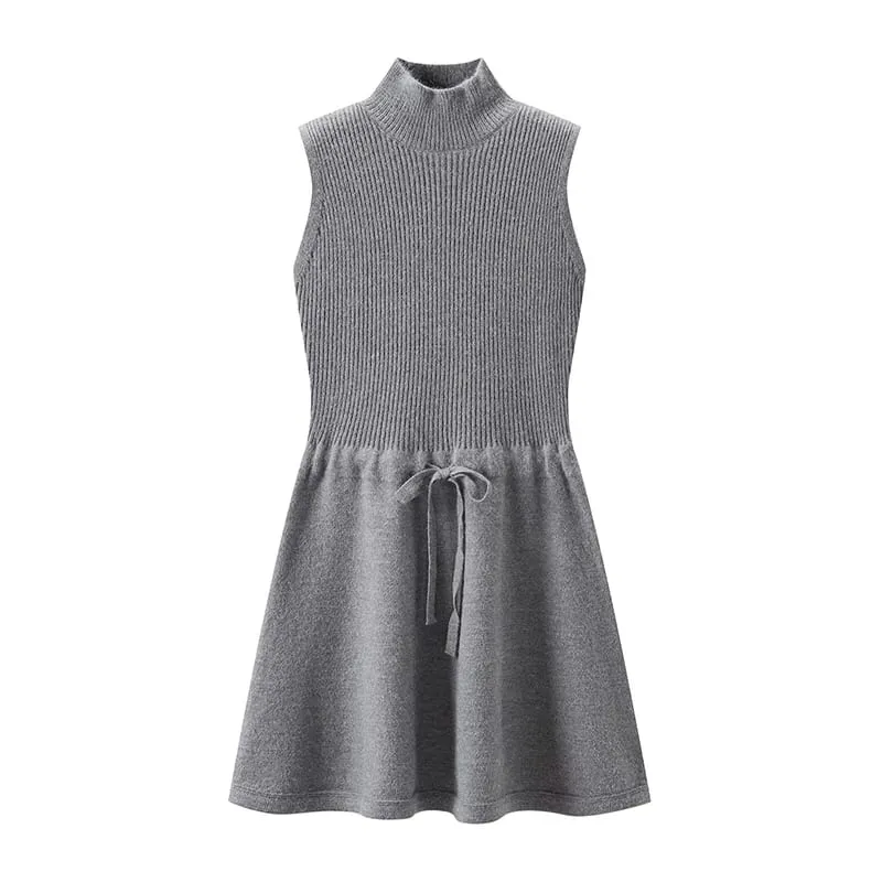 Autumn Women's New Dress 2026 Fashion Slim Knit Mini Short Dress Autumn Chic Comfortable Warm Street Dresses — image 2