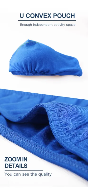 Roupa interior masculina calças triangulares pequenas u convexo modal fino estiramento sexy cintura baixa apertado cuecas laterais estreitas — image 15