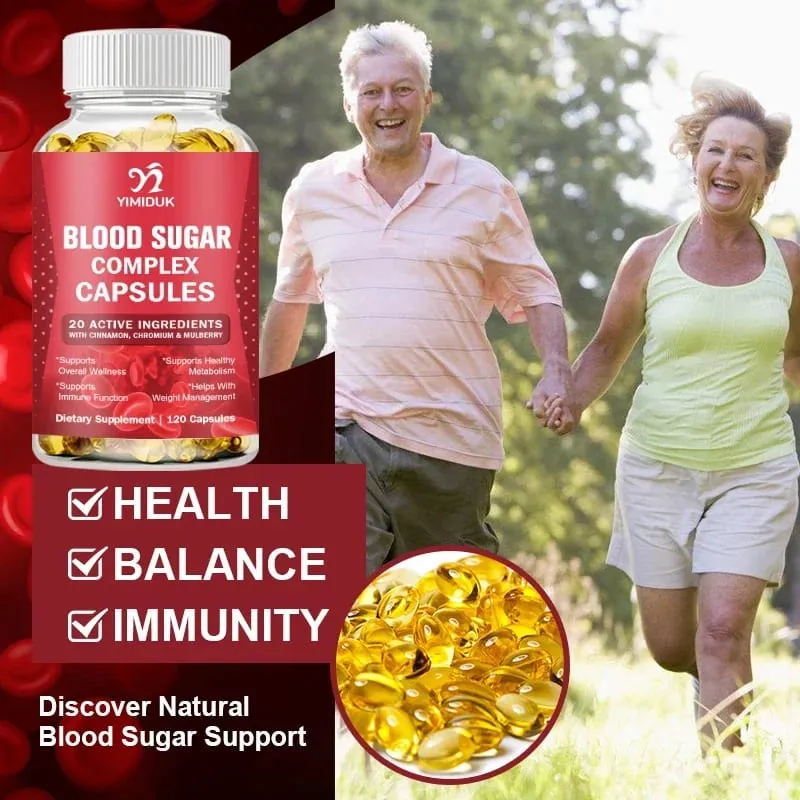 Blood Sugar Complex Supplements with Cinnamon Turmeric Supports Healthy Blood Sugar Healthy Energy Levels Metabolism