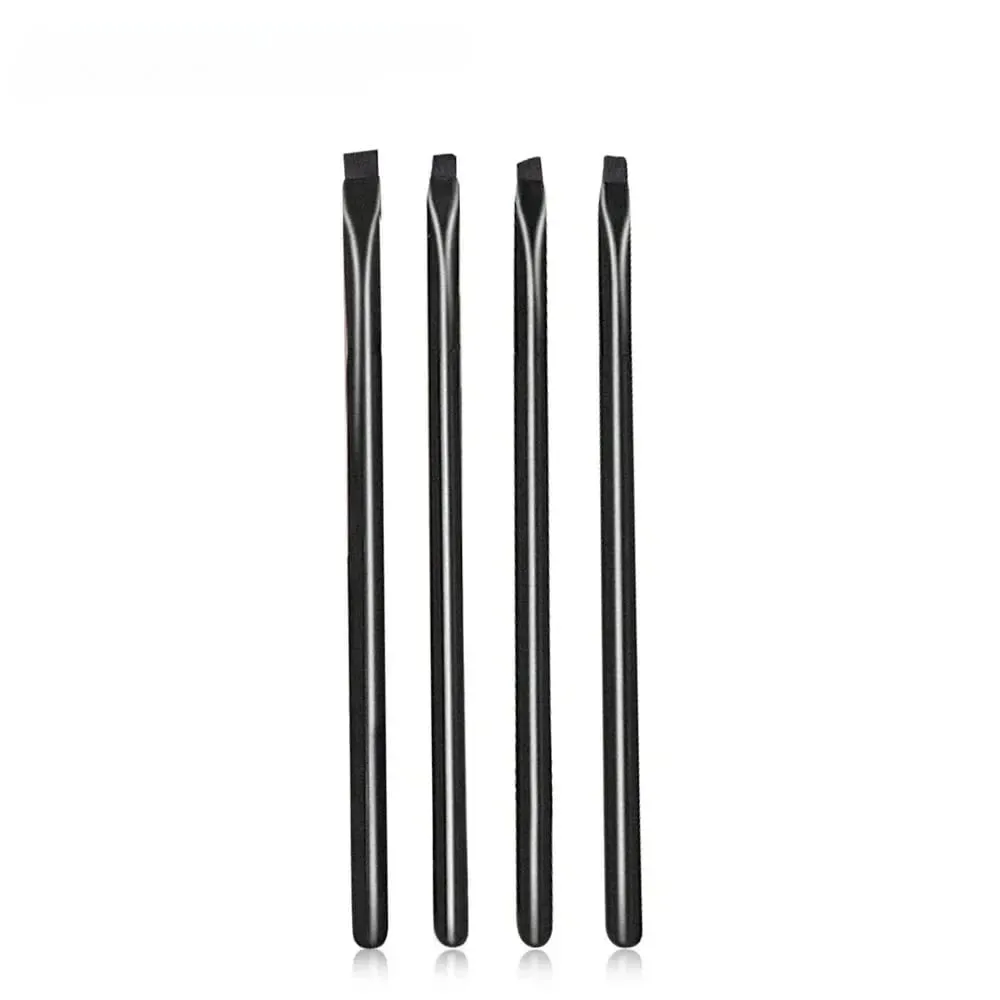 4pcs Blade Makeup Brushes Angled Thin Eyebrow Brush Flat Fine Eyeliner Brush Professional Liner Brow Make Up Tools
