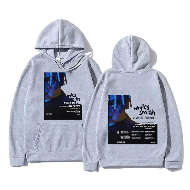 Myles Smith My Mess Man Tour 2026 Hoodies Men Women Clothing Fashion Long Sleeve Sweatshirts Casual Oversized Hip Hop Pullovers — image 5